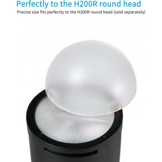 Godox AK-R11 Dome Diffuser for Round Head Flash Heads - Godox V1